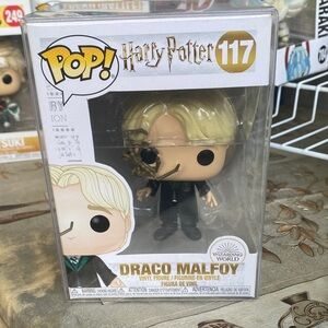 Funko Pop Draco Malfoy Figure with Black and Blonde Details